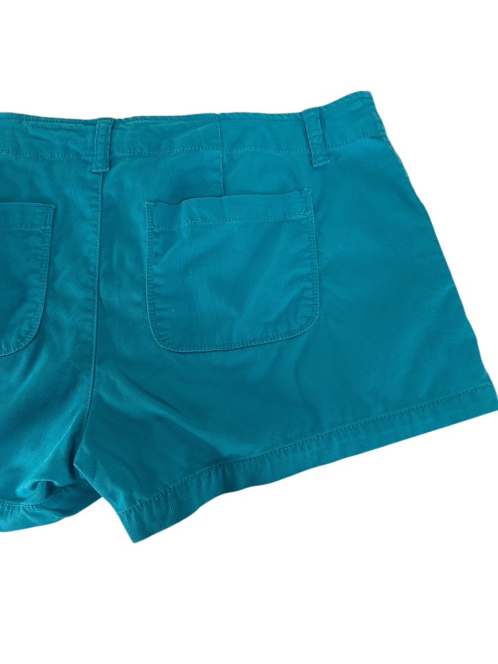 ARIZONA JEAN CO / Teal Micro Corduroy Shorts / Size 11 / Y2K Summer Festival - Picture 6 of 9